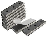 Master Magnetics Adhesive Magnets | Nickel-Plated Strong Magnetic Fastener | Double Sided Adhesive Foam Backing | 3” L x 0.905” W x 0.25” H | 8-Pack | CA293WAX8